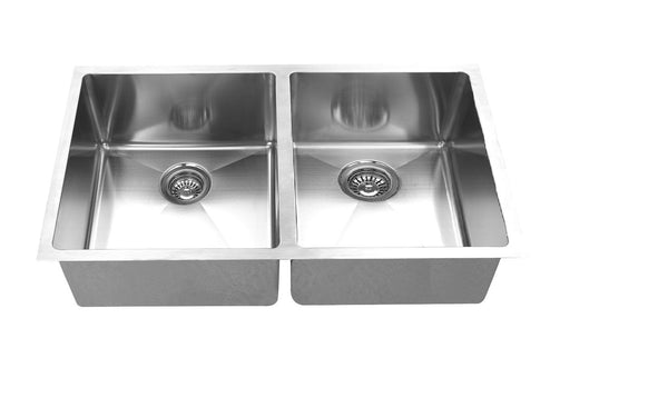 Elegant Stainless Double Undermount Sink - 32