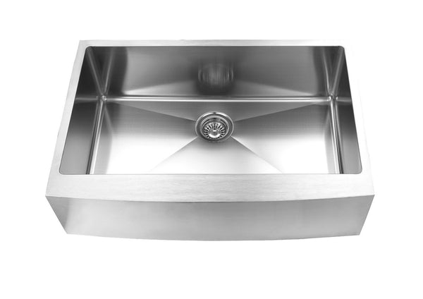 Elegant Stainless Farmhouse/Apron Kitchen Sink - 33