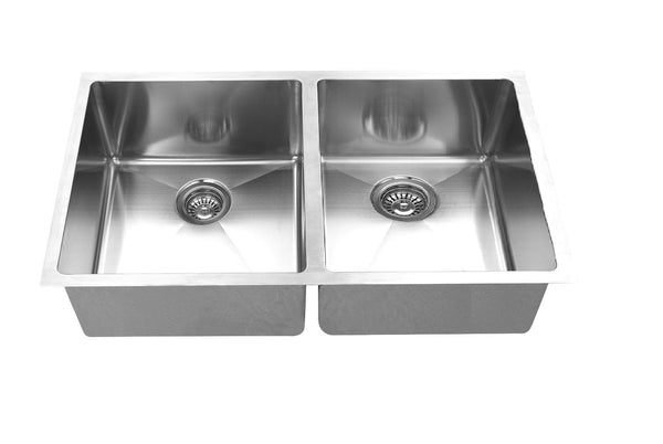 Elegant Stainless Double Undermount Sink - 36