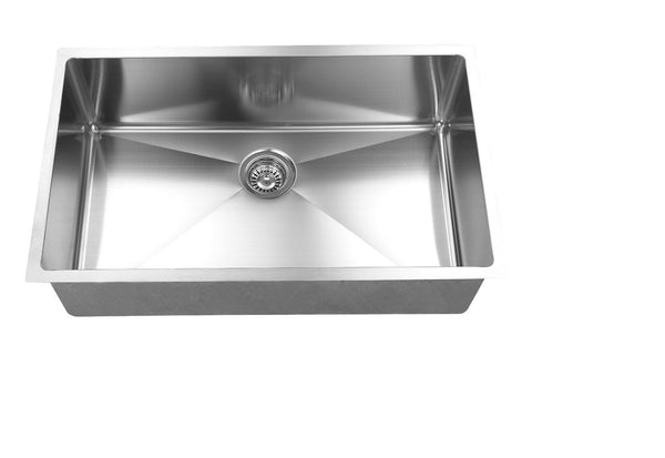 Elegant Stainless Single Undermount Sink - 36