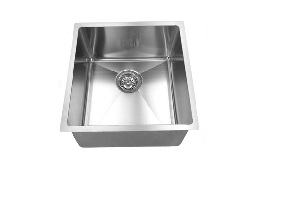 Elegant Stainless Single Undermount Sink - 17.75