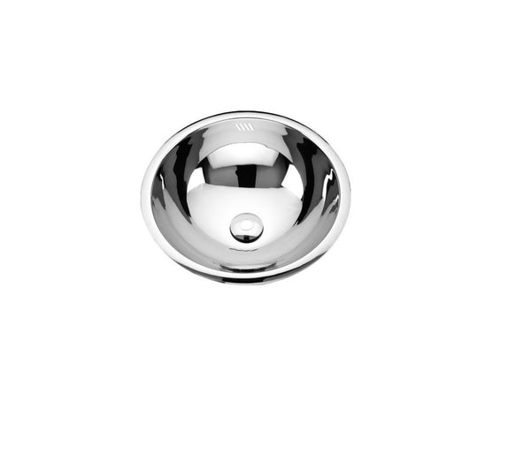 Elegant Stainless Undermount Round Sink - 16.25
