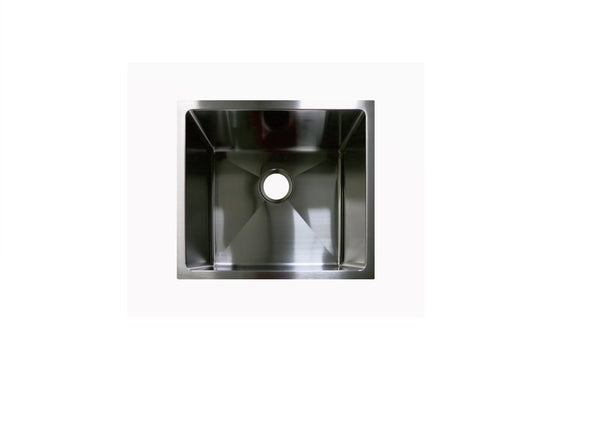 Elegant Stainless Undermount Bar Prep Sink - Brushed Nickel
