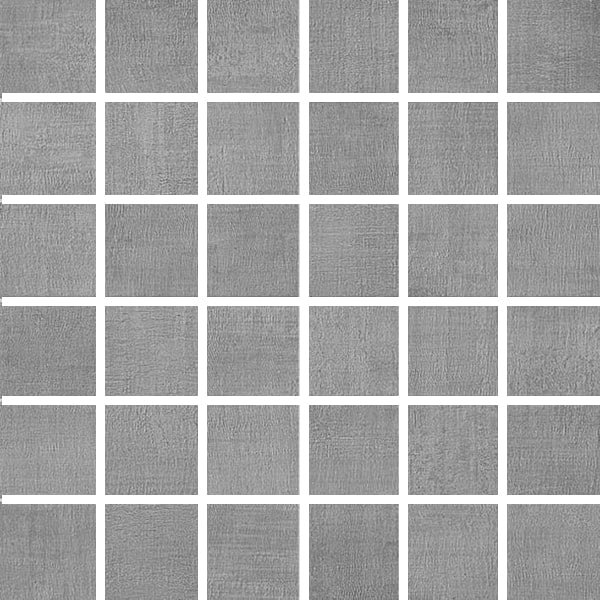 Centura Fray Porcelain Mosaic 2X2 in 12X12 inch sheet Matte in 12X12 inch sheet Matte | Colour: Grey ( 10 Sheet/Box)