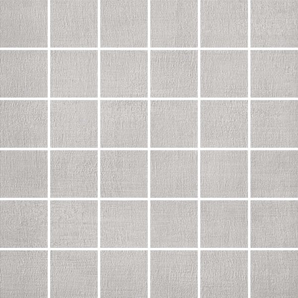 Centura Fray Porcelain Mosaic 2X2 in 12X12 inch sheet Matte in 12X12 inch sheet Matte | Colour: Pearl ( 10 Sheet/Box)