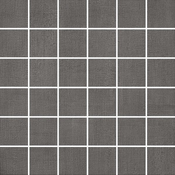 Centura Fray Porcelain Mosaic 2X2 in 12X12 inch sheet Matte in 12X12 inch sheet Matte | Colour: Smoke ( 10 Sheet/Box)