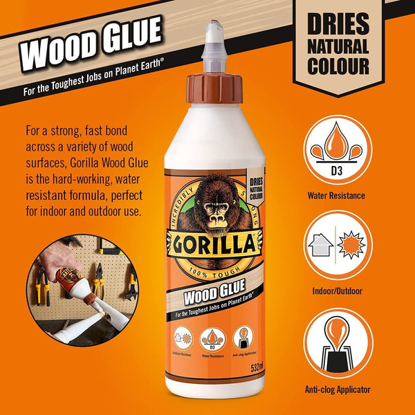 Gorilla Wood Glue - 532 ML