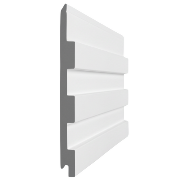 Allure Collection: MDF Inspire Slatwall Paneling 5 3/8 x 1/2 (16' Lengths)