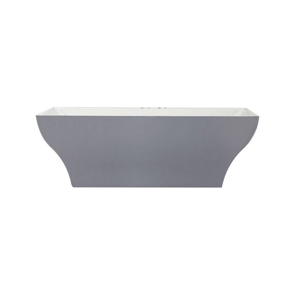 KubeBath Volta 71'' Free Standing Bathtub
