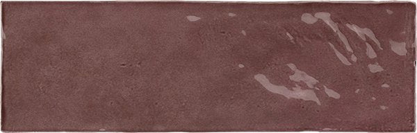 Centura La Riviera 2.5X8 inch  Glossy Ceramic Wall Tile | Colour: Juneberry ( 38 PC/Box)