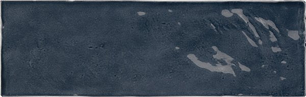 Centura La Riviera 2.5X8 inch  Glossy Ceramic Wall Tile | Colour: Blue Reef ( 38 PC/Box)
