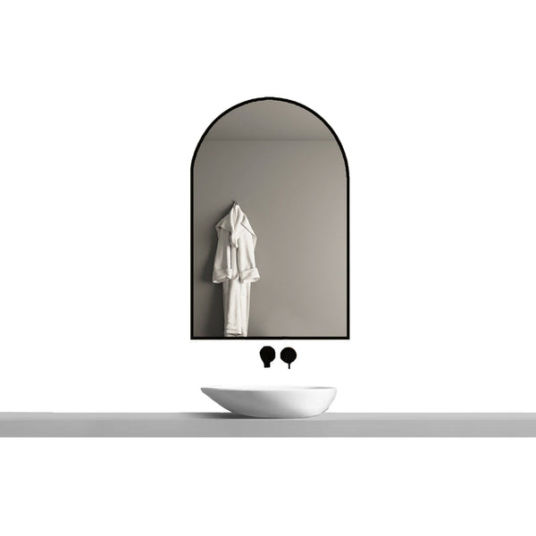 Lauretta Framed Mirror - LECCE Black