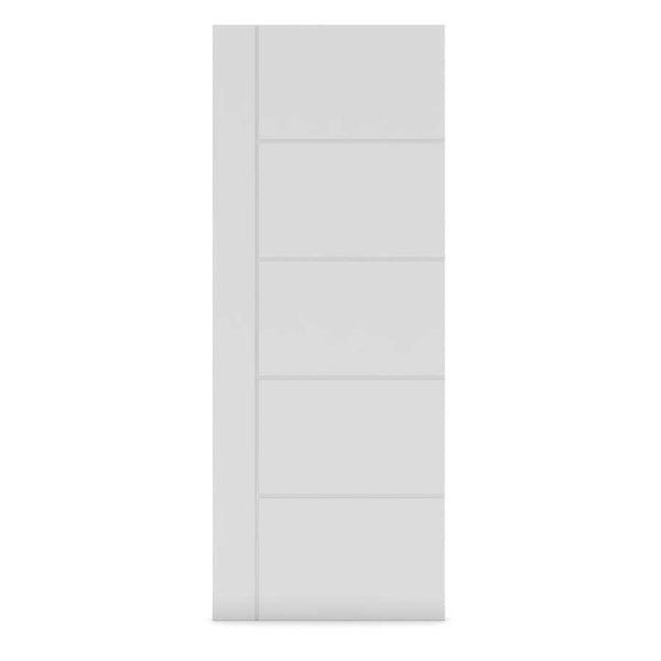 Semi-Solid Manhattan Smooth Grooved Door 18