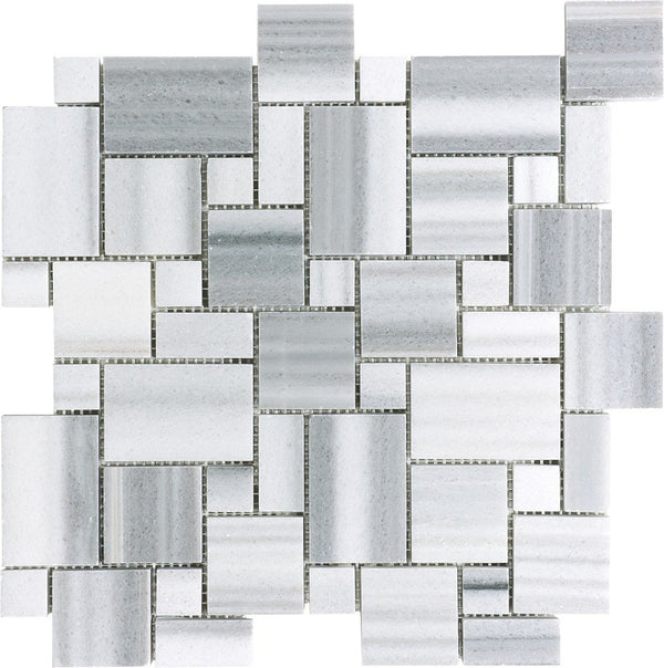 Anatolia Mini Versailles Fluid Polished Marble Mosaic