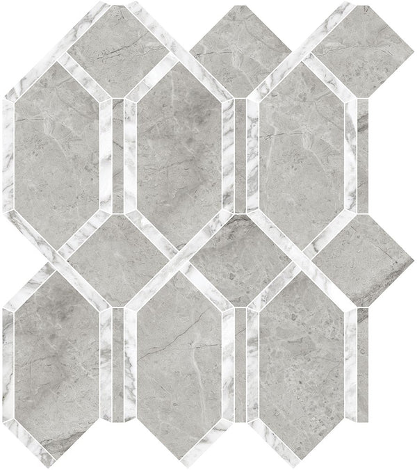 Anatolia Modella La Marca Polished Glazed Porcelain Mosaic, PARADISO