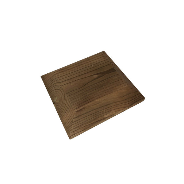Nuvo Iron Brown Pressure Treated 5 1/8″ x 5 1/8″ Decorative Post Cap