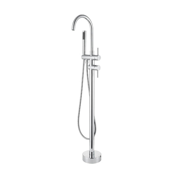 Lauretta Free Standing Bathtub Faucet - PERUGIA Chrome