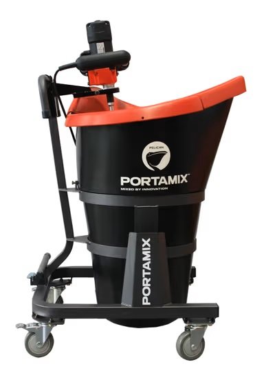 Portamix Pelican - Transport Cart with Dust Control