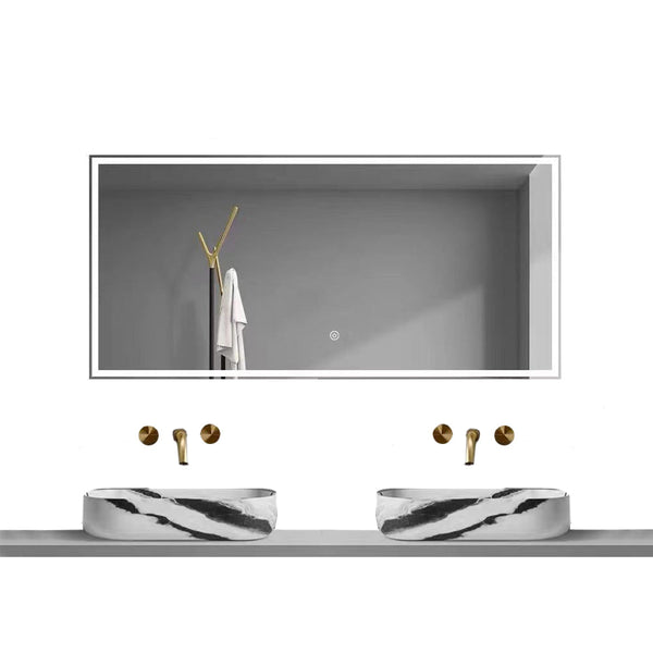 Lauretta LED Rectangular Mirror - PALERMO Medium Size