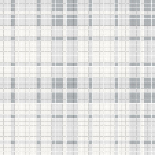Anatolia Plaid Soho Matte Glazed Porcelain Mosaic, AFTERNOON
