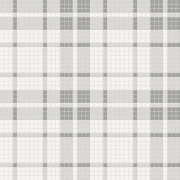 Anatolia Plaid Soho Matte Glazed Porcelain Mosaic, EVENING