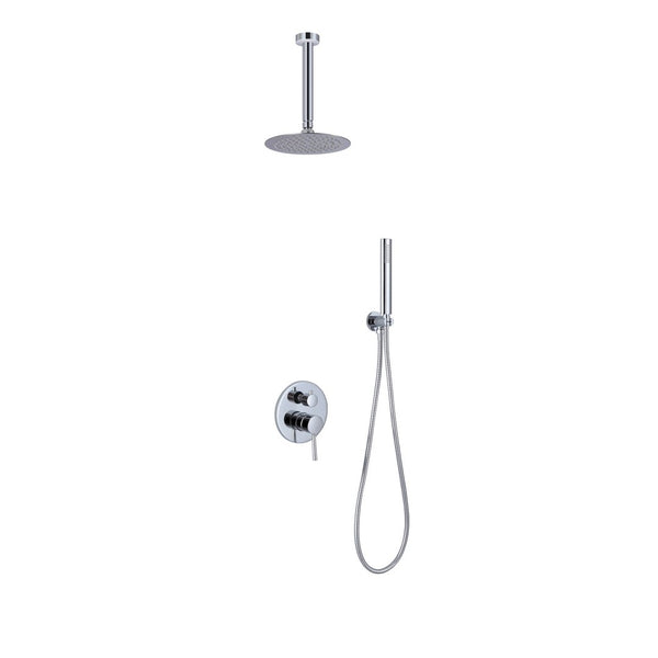 KubeBath Aqua Rondo Shower Set w/ 8