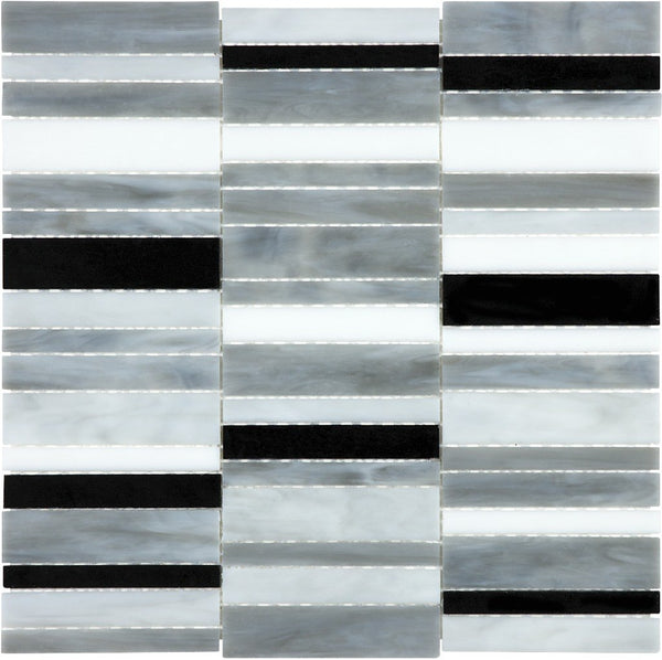 Anatolia Random Stacked Baroque Stained Glass Mosaic, ARABESCATO