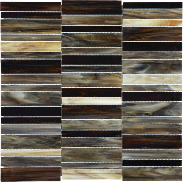 Anatolia Random Stacked Baroque Stained Glass Mosaic, PARADISO