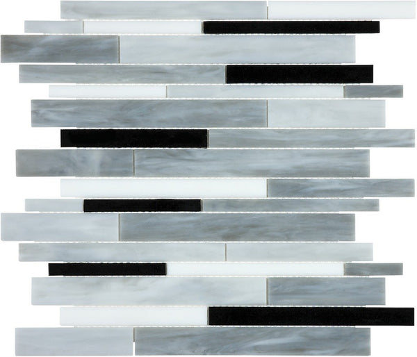 Anatolia Random Strip Baroque Stained Glass Mosaic, ARABESCATO