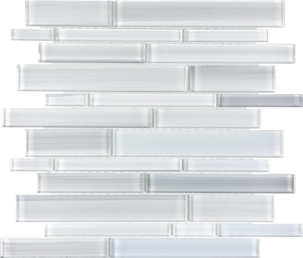 Anatolia Random Strip Fusion Glass Mosaic, ICE
