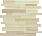 Anatolia Random Strip Fusion Glass Mosaic, SAND