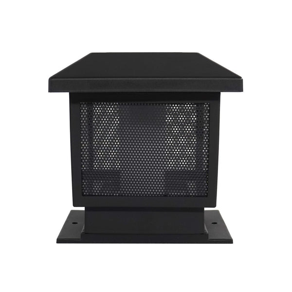 Nuvo Iron Decorative Flame Solar Post Cap Lights (2 Pack) 