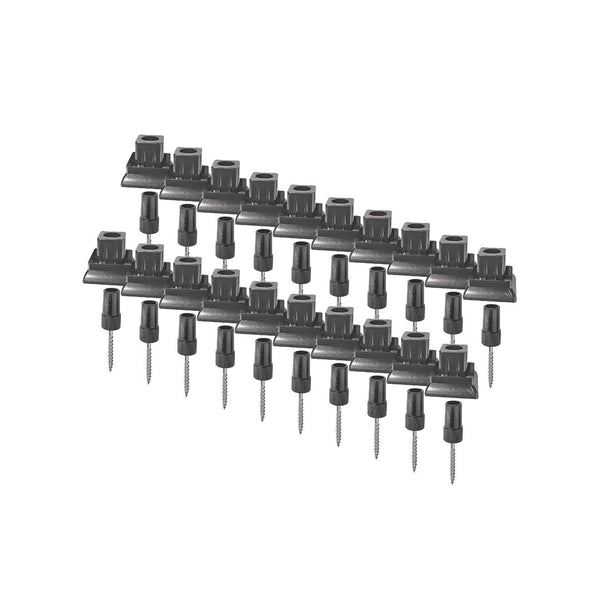 Nuvo Iron Surface Mount Deck Rail Connectors (20 pcs) for 3/4″ Square Balusters