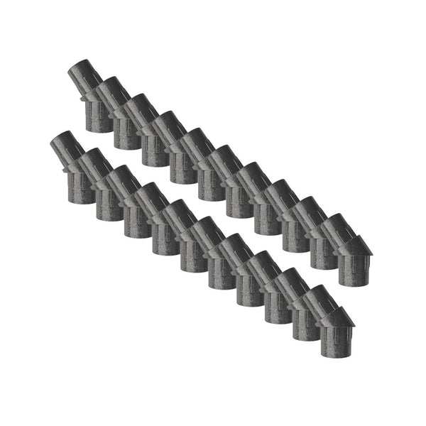 Nuvo Iron Stair Rail Adapter Connectors for 3/4″ Round Balusters (20 pcs)