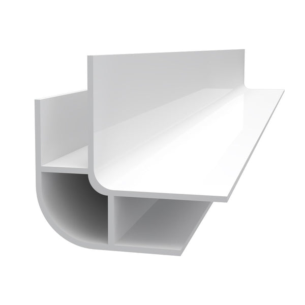 Trusscore - Outside Rounded Corner 10' White