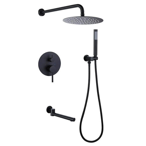 Lauretta Shower Faucet - TOSCANA Black