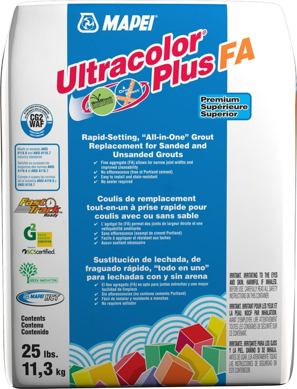 Mapei Ultracolor + FA Grout 10 lbs 09 Grey