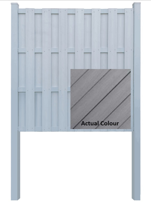 DexEra Vertical Fence Full Set (Underground) 9.86 ft x 6.09 ft - Anthracite Grey