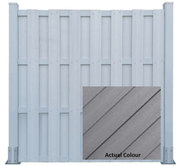 DexEra Vertical Fence Full Set 6.07 ft x 6.09 ft - Anthracite Grey