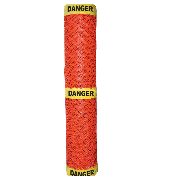 4 ft x 50 ft Orange Safety Fence w/Danger