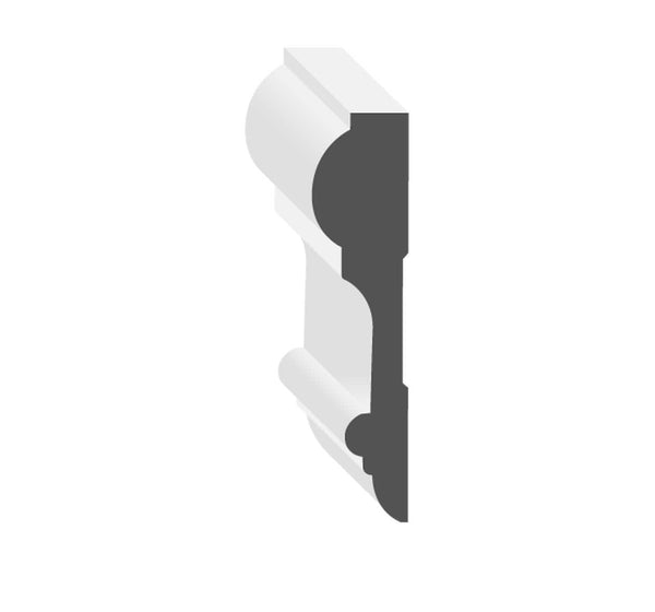 MDF XL Colonial Chair Rail (16' Lengths)