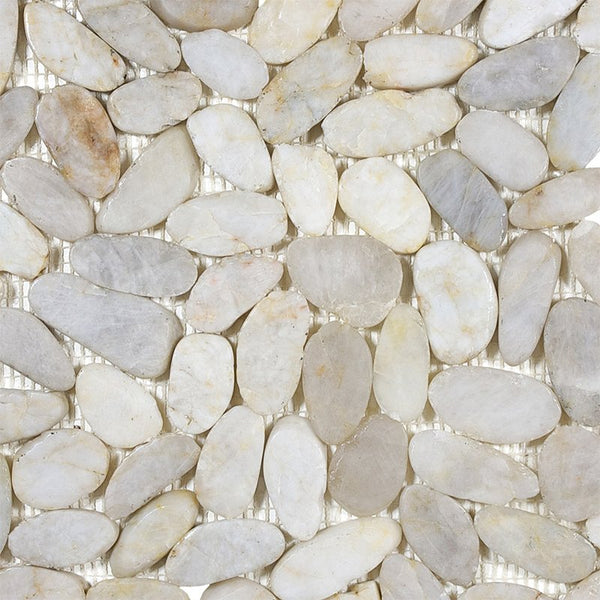 Anatolia Zen Fiji Cream Natural Pebble Mosaic