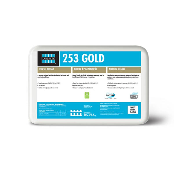 LATICRETE 253 GOLD (GREY), 22.7 KG / 50LB(56 UNITS/PALLET) 