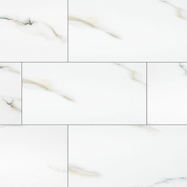 MSI Floor Tiles Aria Bianco White-Cool Polished 24
