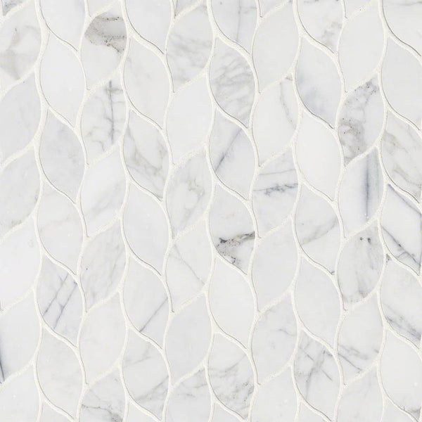 MSI Mosaic Calacatta Blanco White-Cool Polished 11.5