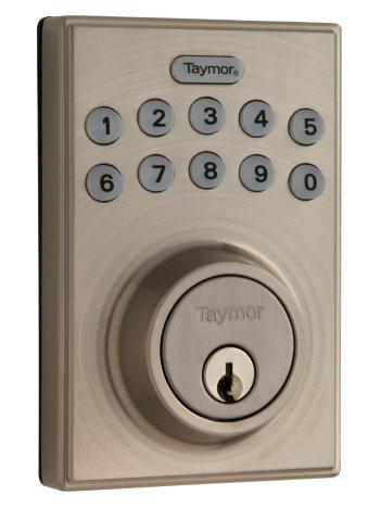 34-FV4067S Concierge 200 Electronic Deadbolt Keyed Satin Nickle 