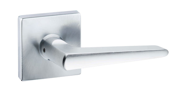 30-D006824SC Equinox Lever Privacy Satin Chrome Square Rose
