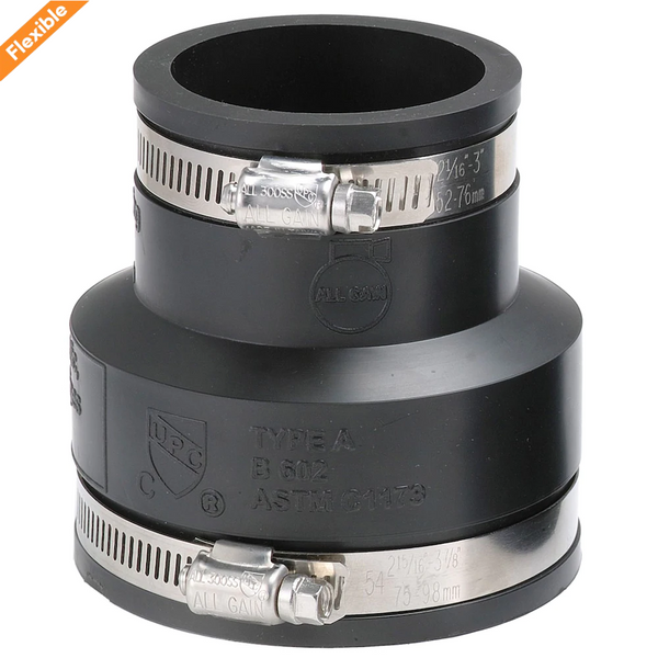Pro-Connect Flexible Coupling 1-1/2 inch X 1-1/4 inch