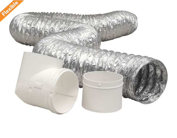 Dryer To Duct Connector Kit 4 inch x 8 feet 