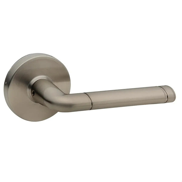 30-494SN Stockholm Lever Dummy Satin Nickle Round Rose